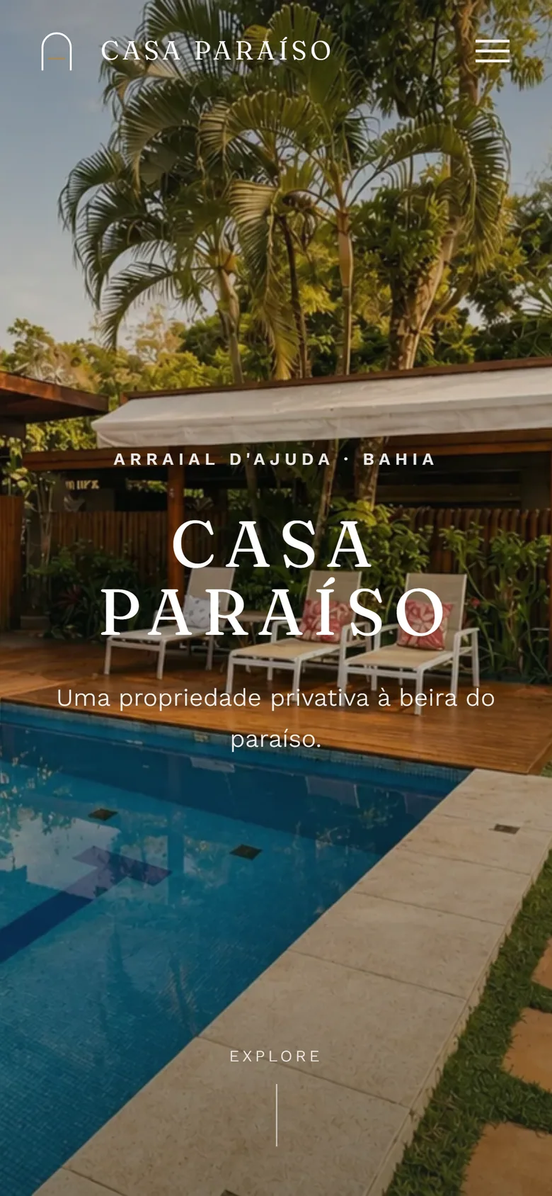 Captura atual de Casa Paraíso no celular